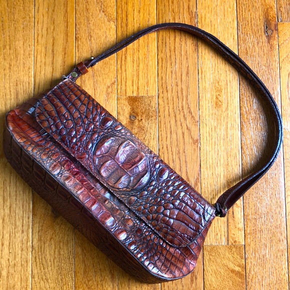 Brahmin genuine leather croc embossed purse - Picture 1 of 4